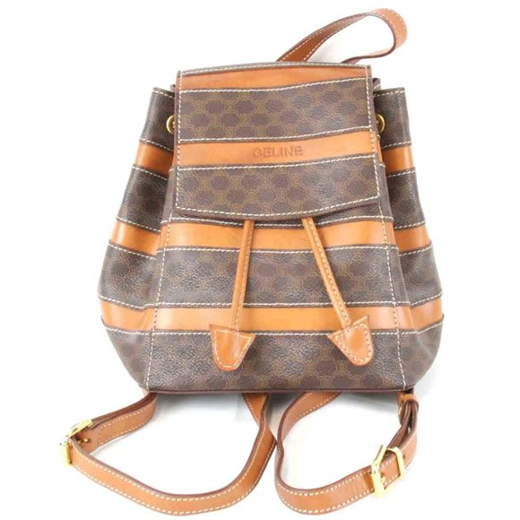 CELINE Backpack / Daypack Leather Brown Women's - Picture 1 of 10